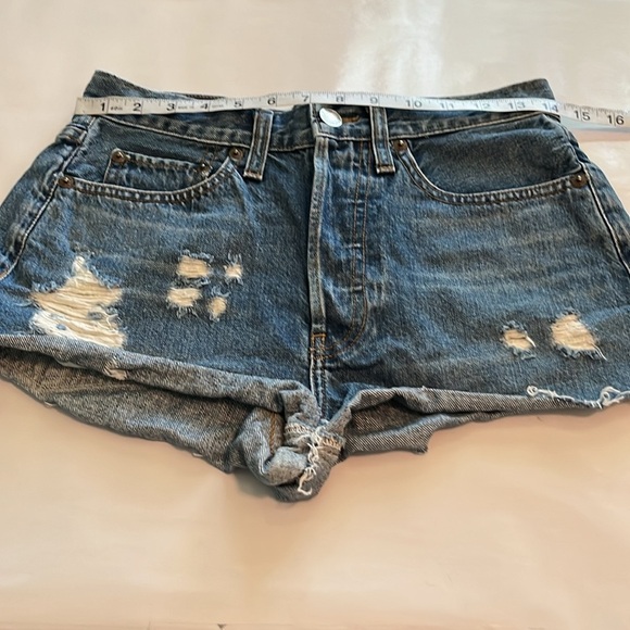 Re/Done Originals High Rise Shorts Size 26 - Picture 4 of 16